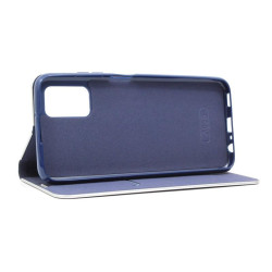 Etui Flip Vennus na telefon Samsung Galaxy A03s A037 granatowe carbon