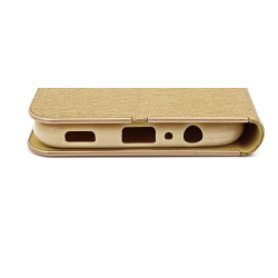 Etui Flip Vennus na telefon Samsung Galaxy A03s A037 złote