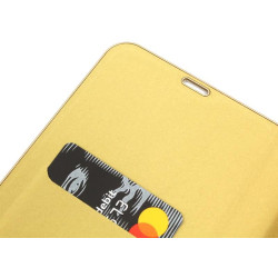 Etui Flip Vennus na telefon Samsung Galaxy A03s A037 złote
