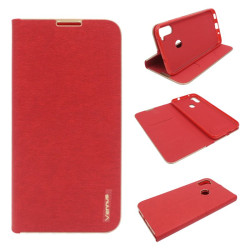 Etui Flip Vennus na telefon Samsung Galaxy A11 A115 / M11 M115 czerwone