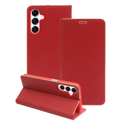 Etui Flip Vennus na telefon Samsung Galaxy A16 4G A165 / 5G A166 czerwone