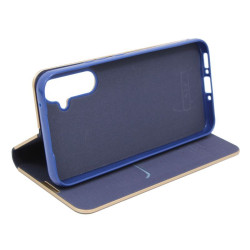 Etui Flip Vennus na telefon Samsung Galaxy A34 5G A346 granatowe
