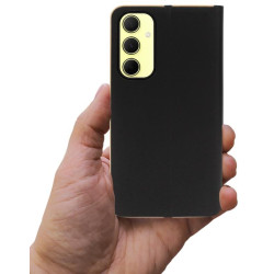 Etui Flip Vennus na telefon Samsung Galaxy A35 5G A356 czarne