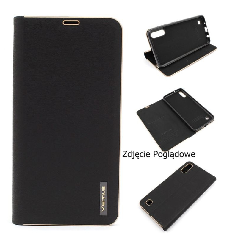 Etui Flip Vennus na telefon Samsung Galaxy Note 10 Lite N770 / A81 A815 czarne
