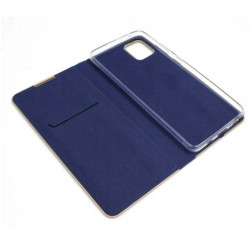 Etui Flip Vennus na telefon Samsung Galaxy Note 10 Lite N770 / A81 A815 granatowe