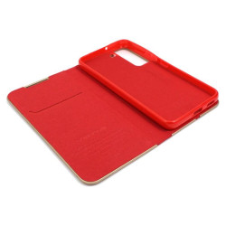 Etui z klapką Flip Vennus na telefon Samsung Galaxy S22 S901 czerwone