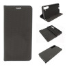 Etui Flip Vennus nma telefon Samsung Galaxy S23 FE 5G S711 czarne CARBON