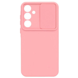 Etui SILICONE LENS na telefon Samsung Galaxy A35 5G A356 jasnoróżowe
