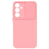 Etui SILICONE LENS na telefon Samsung Galaxy A35 5G A356 jasnoróżowe