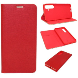 Etui Flip Vennus na telefon Samsung Galaxy S24+ S24 Plus 5G S926 czerwone