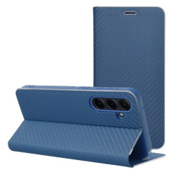 Etui Flip Vennus na telefon Samsung Galaxy S26 5G S942 granatowe CARBON
