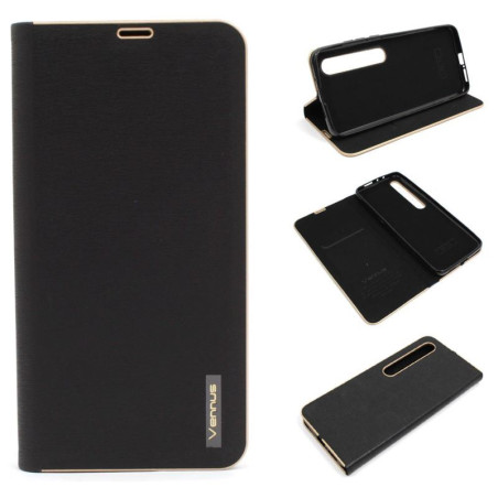 Etui Flip Vennus na telefon Xiaomi Mi 10 5G / PRO 5G czarne