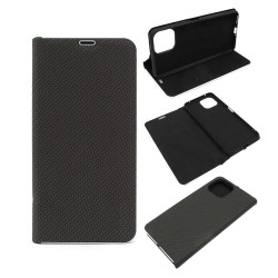 Etui Flip Vennus na telefon Xiaomi Mi 11 Lite M2101K9AG / Mi Lite 5G M2101K9G / 11 Lite 5G NE 2109119DG czarne CARBON