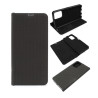 Etui Flip Vennus na telefon Xiaomi Note 10 / 10S / Poco M5s czarne CARBON
