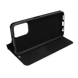 Etui Flip Vennus na telefon Xiaomi Redmi Note 10 / 10S / POCO M5s czarne carbon