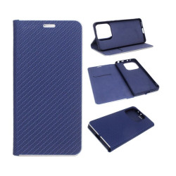 Etui Flip Vennus na telefon Xiaomi Redmi Note 14 4G 24117RN76E granatowe CARBON