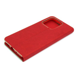 Etui Flip Vennus na telefon Xiaomi Redmi 12C / 11A czerwone
