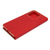 Etui Flip Vennus na telefon Xiaomi Redmi 12C / 11A czerwone