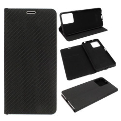 Etui Flip Vennus na telefon Xiaomi Redmi 12 4G 23053RN02Y czarne CARBON