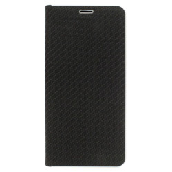 Etui Flip Vennus na telefon Xiaomi Redmi 12 4G 23053RN02Y czarne CARBON