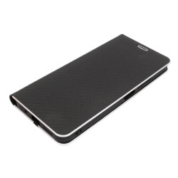 Etui Flip Vennus na telefon Xiaomi Redmi 12 4G 23053RN02Y czarne CARBON