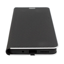 Etui Flip Vennus na telefon Xiaomi Redmi 12 4G 23053RN02Y czarne CARBON