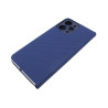 Etui Flip Vennus na telefon Xiaomi Redmi 12 4G 23053RN02Y granatowe CARBON