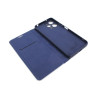 Etui Flip Vennus na telefon Xiaomi Redmi 12 4G 23053RN02Y granatowe CARBON