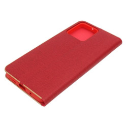 Etui Flip Vennus na telefon Xiaomi Redmi 12 4G 23053RN02A czerwone