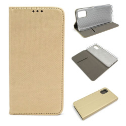 Etui Smart Magnet do telefonu Samsung Galaxy M51 M515 złote
