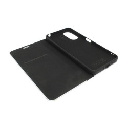 Etui Flip Vennus na telefon Xiaomi Redmi 13C 4G 23108RN04Y / POCO C65 2310FPCA4G czarne CARBON