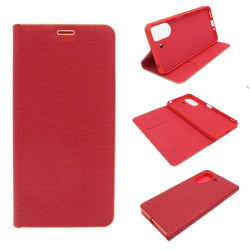 Etui Flip Vennus na telefon Xiaomi Redmi 13C 4G 23108RN04Y / POCO C65 2310FPCA4G czerwone