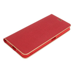 Etui Flip Vennus na telefon Xiaomi Redmi 14C 2409BRN2CA / POCO C75 2410FPCC5G czerwone