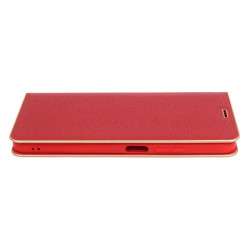 Etui Flip Vennus na telefon Xiaomi Redmi 14C 2409BRN2CA / POCO C75 2410FPCC5G czerwone