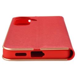 Etui Flip Vennus na telefon Samsung Galaxy S26 5G S942 czerwone