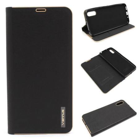 Etui Flip Vennus na telefon Xiaomi Redmi 9A 9AT 9i czarne