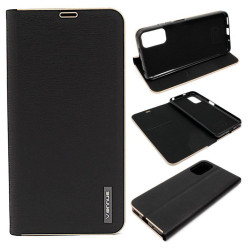 Etui Flip Vennus na telefon Xiaomi Redmi Note 10 5G / POCO M3 Pro 5G czarne