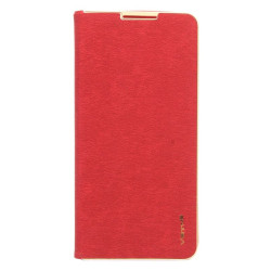 Etui Flip Vennus na telefon Xiaomi Redmi Note 12 5G 22101317C / POCO X5 5G 22111317PG czerwone