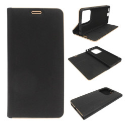 Etui Flip Vennus na telefon Xiaomi Redmi Note 14 5G 24094RAD4G czarne