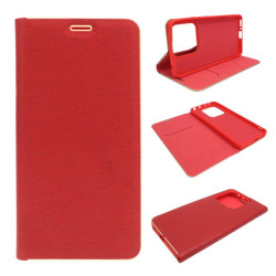 Etui Flip Vennus na telefon Xiaomi Redmi Note 14 5G 24094RAD4G czerwone