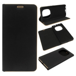 Etui Flip Vennus na telefon Xiaomi Redmi Note 14 Pro 5G 24090RA29G / 14 Pro Plus Pro+ 5G 24115RA8EG / POCO X7 5G czarne