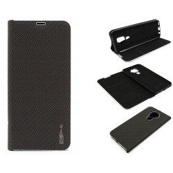 Etui Flip Vennus do telefonu Huawei Mate 30 Lite MAR-LX1 czarne CARBON