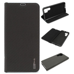 Etui Flip Vennus na telefon Huawei P30 PRO VOG-L29 czarne CARBON