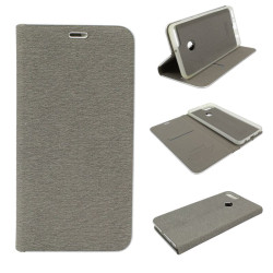 Etui Flip Vennus na telefon Huawei Y9 2018 szary