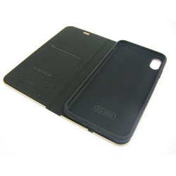 Etui Flip Vennus na telefon Apple iPhone XS Max A1921 czarne