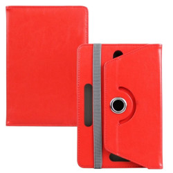 Etui na tablet 10" z podpórką UNIWERSALNE / T-Mobile T Tablet 5G TCL TAB iPad Samsung Galaxy Tab Lenovo czerwone