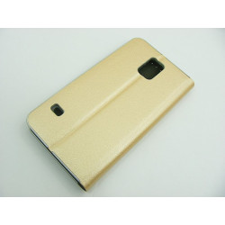 Etui Flip Vennus na telefon Samsung Galaxy S5 / S5 Neo złote 2