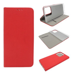 Etui Smart Magnet na telefon Realme Note 50 RMX3834 / C53 RMX3760 / C51 RMX3830 czerwone