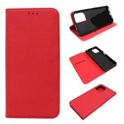 Etui Smart Magnet na telefon Xiaomi Redmi 12 4G 23053RN02A czerwone