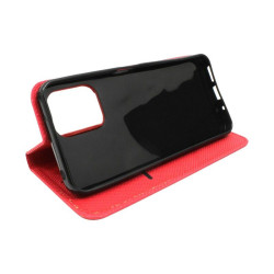 Etui Smart Magnet na telefon Xiaomi Redmi 12 4G 23053RN02A czerwone